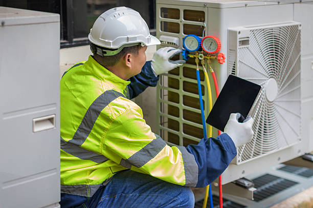 Professional Hvac technician working in South Yarmouth, MA